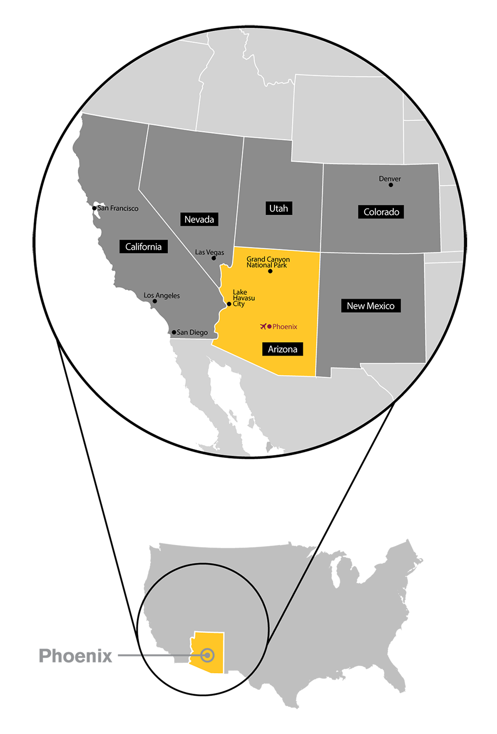 ASU map AZ