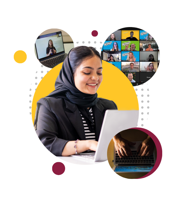 Online student studies